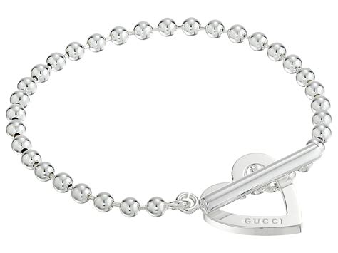 gucci heart toggle bracelet|heart bracelet with gucci trademark.